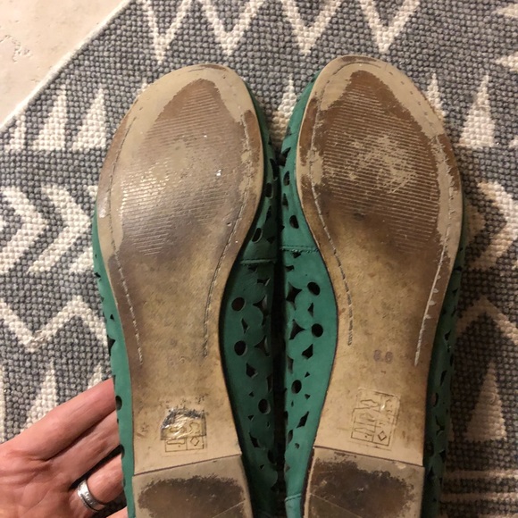 Jeffrey Campbell great cut out flats 8 1/2 - Picture 4 of 5